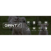 Giantz Fence Energiser 15KM Solar Powered 0.8J Electric